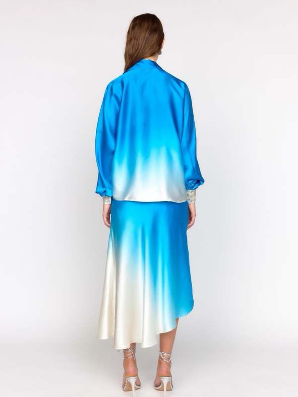 Christy Lynn Josie Skirt Blue Dip Dye - Picture 4 of 11